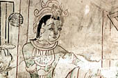 Bagan Myanmar. Paintings of the circumambulatory corridor of the Sulamani temple. 